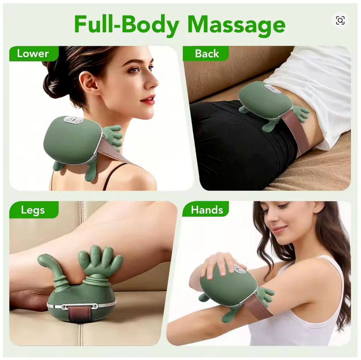 Bionic Finger Neck Shoulder Massager Wireless Neck Cervical Trapezius Kneading Massage Shawl Brushless Motor Neck Masajeador